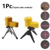 Multifunction LED Leveler Cross Laser Level Vertical Horizontal Line Tool Four In One Household Level Ruler Laser Ruler Can Rotate With Tripod Wire Be