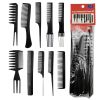 10PCS Hair Stylists Professional Styling Comb Set