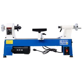 Benchtop Wood Lathe 10" x 18" Wood Lathe Machine 5 Variable Speeds 500/750/1150/1800/3200RPM Mini Wood Turning Lathe for Woodworking 1/2HP Multifuncti