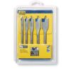 Irwin Speedbor Multiple in. Dia. x 6 L Carbon Steel Spade Bit Set 1/4 in. Hex Shank 5 pc.