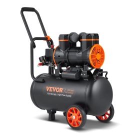 VEVOR Air Compressor 6.3 Gallon 1450W 3.35 CFM@ 90PSI 70 dB Ultra Quiet Oil Free