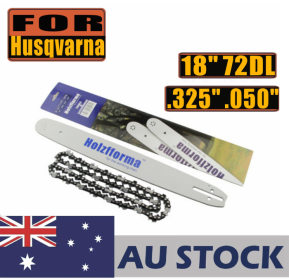 Holzfforma¬Æ 18Inch Guide Bar &Saw Chain Combo .325 .050 72DL Compatible With Husqvarna 36 41 50 51 55 336 340 345 350 351 353 346xp 435 440 445 450 4