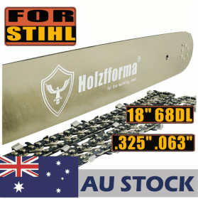 Holzfforma¬Æ 18Inch Guide Bar &Saw Chain Combo .325 .063 68DL Compatible With  Stihl MS170 MS171 MS180 MS181 MS190 MS191T MS192T MS200 MS210 MS211 MS2