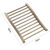 Hemlock round stick Sauna backrest