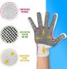 PVC String Knit Work Gloves 9.5 Size Pack of 480 Safety Work Gloves White Color with Black Dots. Coton Gloves for Warehouse Gardening Construction. Gl