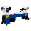 Benchtop Wood Lathe 10" x 18" Wood Lathe Machine 5 Variable Speeds 500/750/1150/1800/3200RPM Mini Wood Turning Lathe for Woodworking 1/2HP Multifuncti