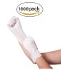 300 Pack Brown Jersey Gloves for Women 9" 1/2 Reusable Washable Glove with Elastic Knit Wrist. Cotton Polyester Gloves 10 Oz Plain Breathable Gloves I