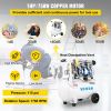 VEVOR Air Compressor 6.6 Gallon, Portable Air Compressor 1 HP, Oil Free Air Compressor Steel Tank 750W, Pancake Air Compressor 115 PSI, Ultra Quiet Co