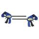 IRWIN Quick Grip 1964743 6" Quick-Grip One-Handed Mini Bar Clamp 2 Count