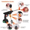 Cordless Pressure Washer Portable Electric Power Washer High Pressure Water Sprayer 363PSI Car Washer Cleaner with 12000mAh 48V Rechargeable Battery a