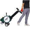 Double Flywheel Electric Log Splitter Log Splitter Electric Portable 7 Ton hotizontal 2HP 16A,electric firewood splitting machine