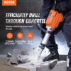 VEVOR Demolition Jack Hammer, 2200W 1400 BPM Jack Hammer Concrete Breaker, Heavy Duty Electric Jack Hammer 6pcs Chisels Bit with Gloves, 360¬∞C Swivel