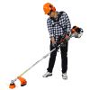 5 in 1 Multi-Functional Trimming Tool, 56CC 2-Cycle Garden Tool System with Gas Pole Saw, Hedge Trimmer, Grass Trimmer, and Brush Cutter EPA Compliant