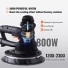 VEVOR Drywall Sander 800W Brush Motor 1200-2300RPM Variable Speed & Auto Vacuum