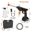 Cordless Pressure Washer Portable Electric Power Washer High Pressure Water Sprayer 363PSI Car Washer Cleaner with 12000mAh 48V Rechargeable Battery a