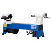 Benchtop Wood Lathe 10" x 18" Wood Lathe Machine 5 Variable Speeds 500/750/1150/1800/3200RPM Mini Wood Turning Lathe for Woodworking 1/2HP Multifuncti