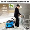 Wet Dry Blow Vacuum 3 in 1 Shop Vacuum Cleaner with More Than 18KPA Powerful Suction Great for Garage, Home, Workshop, Hard Floor and Pet Hair 8 Gallo