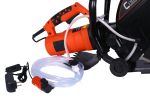 Electric 14" Cut Off Saw Wet/Dry Concrete Saw Cutter Guide Roller with Water Line Attachment