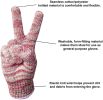 Pack of 24 String Knit Glove Liners L size. Multi-Color Protective String Knit Gloves. Regular Weight Gloves. Knitted Cotton Polyester Gloves for Gene