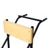 Outboard Boat Motor Stand, Engine Carrier Cart Dolly for Storage, 315lbs Weight Capacity, w/Wheels (wood)