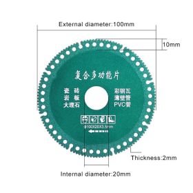 Composite Multifunctional Ceramic Cutting Piece (Option: 2 Style-1PCS)