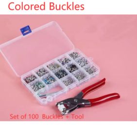 Colorful Five Claw Buckle Installation Tool Set (Option: Colored Buckles-B)