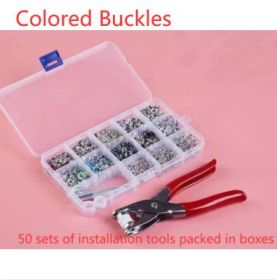 Colorful Five Claw Buckle Installation Tool Set (Option: Colored Buckles-A)