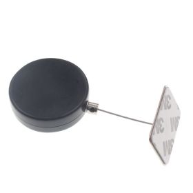 Circular Anti-theft Pull Box Mobile Phone Bracket (Option: Black 1 M Thread Length)