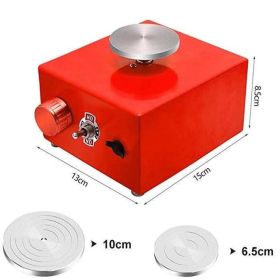 Mini Square Children's Fingertip Drawing Machine (Option: Red-US)