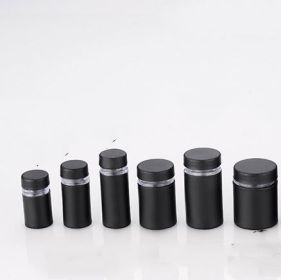 Stainless Steel Black Advertising Nail Glass Screw Mirror Nail White Glass Nail (Option: Black-12mm-20mm)