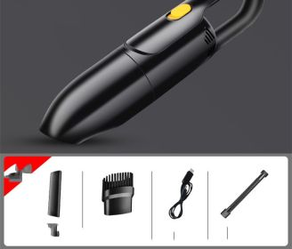 Car Vacuum Cleaner Car Wireless Charging Car Home Dual-Use Handheld Small Car High-Power Powerful Mini (Option: wireless)