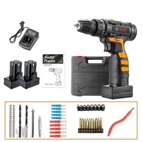 12V Lithium Electric Drill Rechargeable Multifunctional Household Electric Screwdriver (Option: 19A)