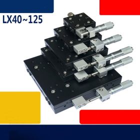 X Axis Platform Manual Displacement Optical Precision Fine Tuning One-dimensional Mobile Translation Slide (Option: LX40C)