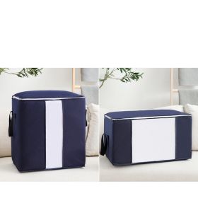 Non Woven Storage Clothes Quilt Organizing Bag (Option: Navy Blue-Cross section 60x40x35CM)