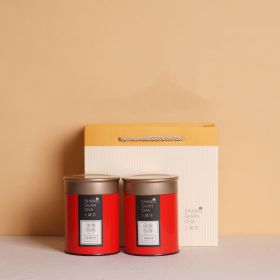 Tin Can Sealed Tea Packing Box (Option: Red-S 2pcs with bag)