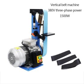 Small Vertical Sanding Belt Machine Electric Burr Woodworking Grinding Polishing Machine Knife Sharpening Tool (Option: 915A 380V-US)