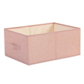 Drawer Closet Folding Storage Organizing Box (Option: Pink-41x24x17cm)