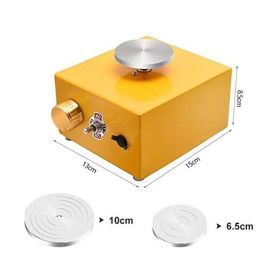 Mini Square Children's Fingertip Drawing Machine (Option: Yellow-US)