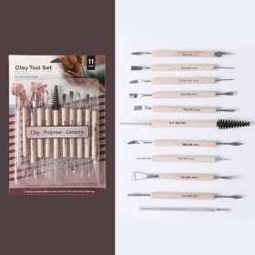 Giorgione High Quality Clay Modeling Tools Pottery Tool Kit Wholesale Sculpture Set (Option: 11piece set)