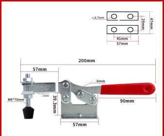 Quick Jig Horizontal Clamp Fixed Clamp (Option: 203F)