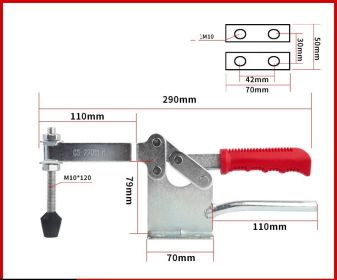 Quick Jig Horizontal Clamp Fixed Clamp (Option: 220WLH)