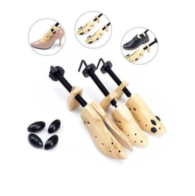 2 Pcs / 1 Pair Shoe Stretcher For Wooden Shoe Stretcher For Men Or Women (Color: wood, size: S)