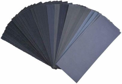 Sandpaper Sand Paper Sanding Sheets Assorted Grit Wet Dry Wood Automotive Metal (default: default)