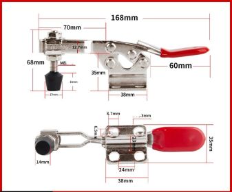 Quick Jig Horizontal Clamp Fixed Clamp (Option: GH225D SS)