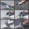 5PCS 3 In1 Glass Glue Angle Scraper Caulking Tool Shovel Binder Multifunctional Rubber Shovel Silicone Remover Angle Seam Shovel