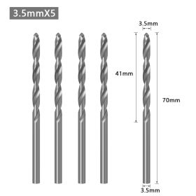 Alloy Head Screw Step Drill Wood Self-tapping Screw Installation (Option: 35mm Diamond Core 5 Pack-8-65)