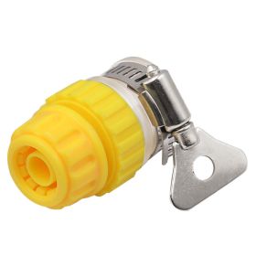 High Pressure Water Gun Car Washing Gun Accessories Multifunctional Connector Gadget (Option: Yellow-Plastic-33)