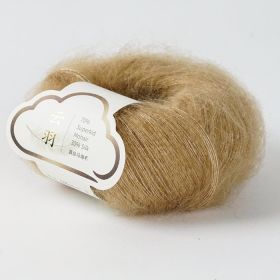 Mohair New Young Wool Silk Wool Hairline Rule (Option: 106 Golden Camel)